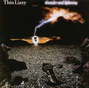 Thin Lizzy Thunder and Lightning album art